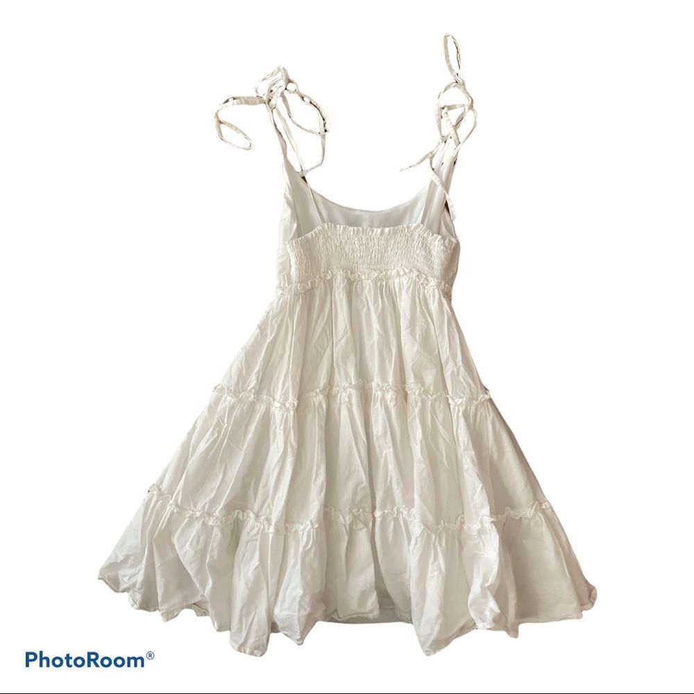 😍  Cami White Midi Dress ~ Size XS 😍 - Picture 5 of 6